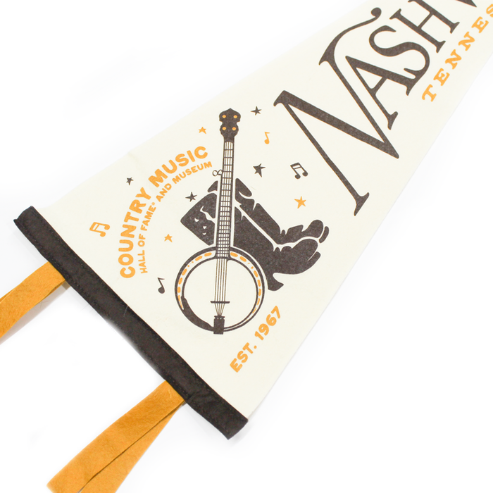 NASHVILLE BOOTS & BANJO PENNANT