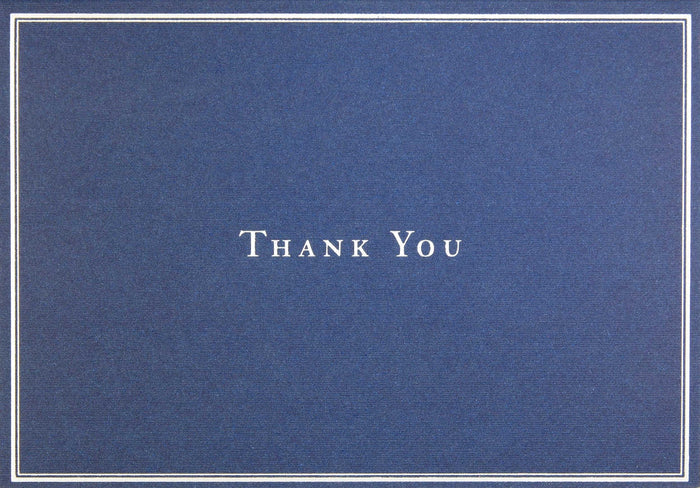 Navy Blue Thank You Notes