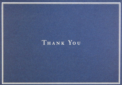 Navy Blue Thank You Notes