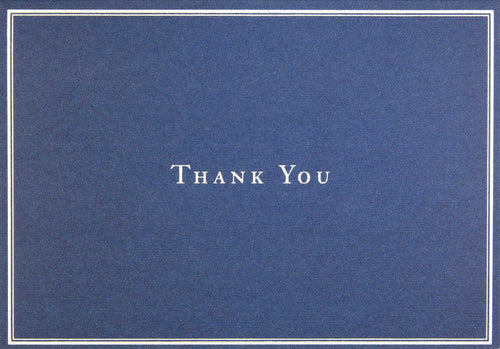 Navy Blue Thank You Notes