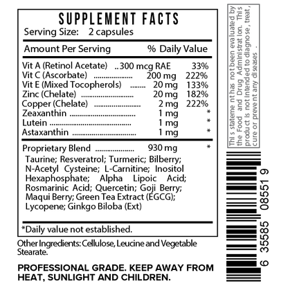Neurovision by Systemic Formulas — Supplement Facts