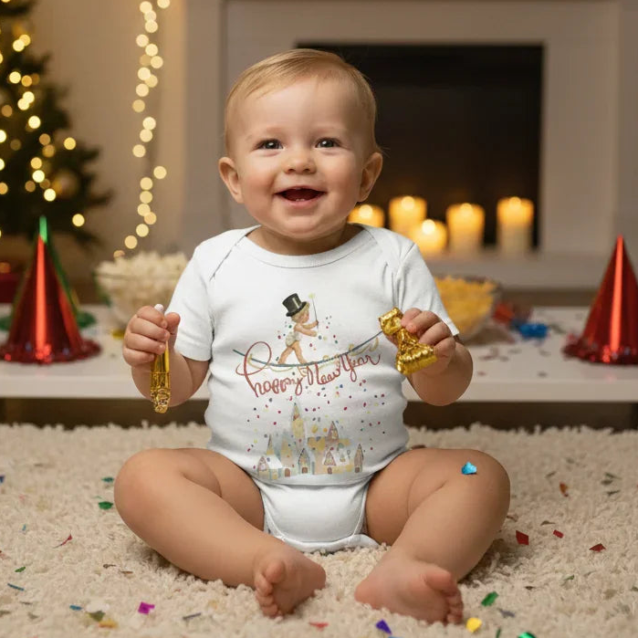 New Years Tee | Baby New Year Infant Bodysuit - Personalizable