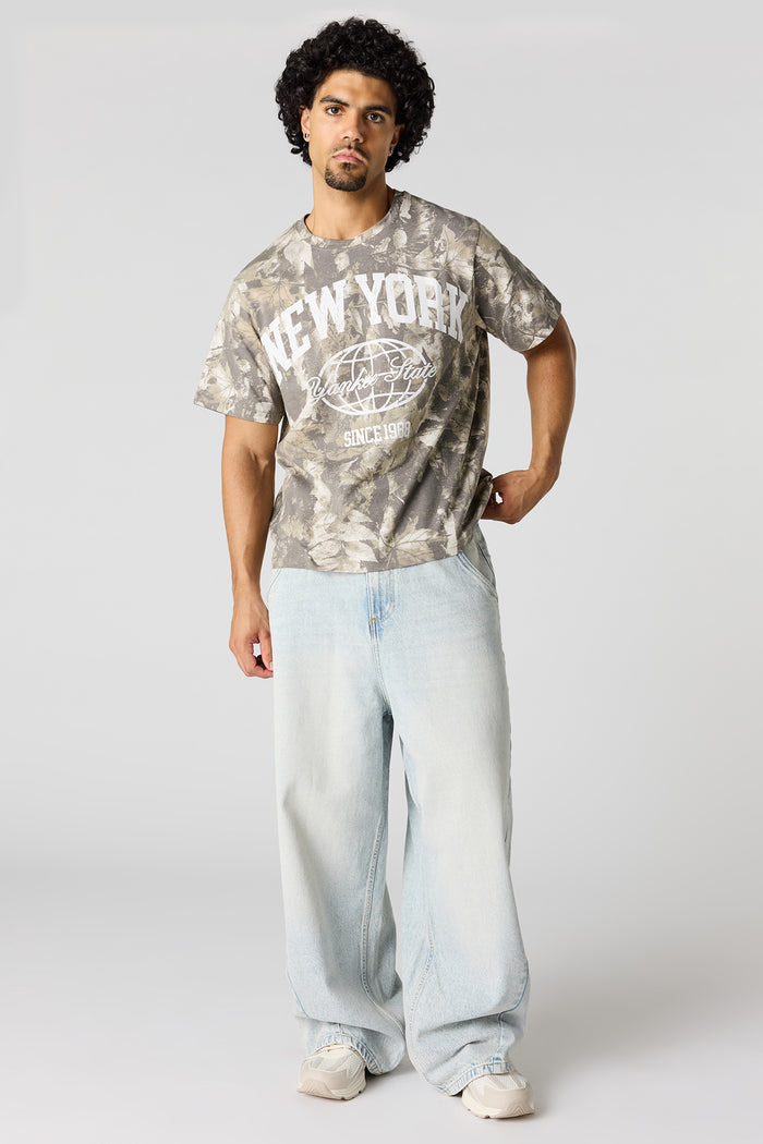 New York Graphic Camo T-Shirt