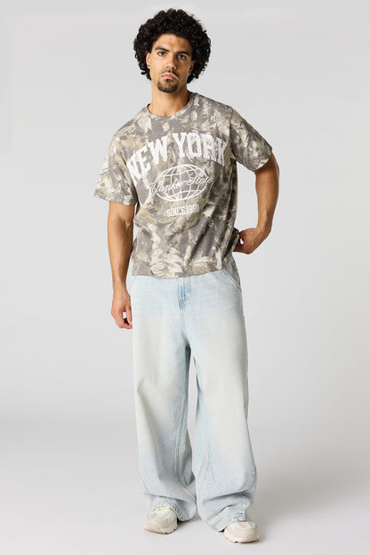 New York Graphic Camo T-Shirt