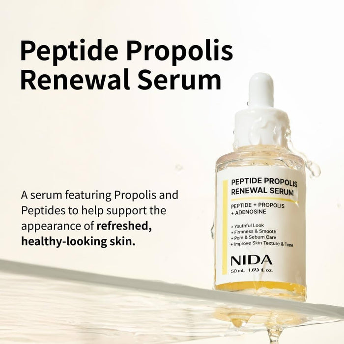 NIDA Peptide Propolis Renewal Serum 50ml سيروم تجديد البشرة من البروبوليس ببتيدات نيدا - Princess Cosmetics Qatar