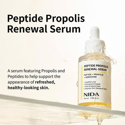 NIDA Peptide Propolis Renewal Serum 50ml سيروم تجديد البشرة من البروبوليس ببتيدات نيدا - Princess Cosmetics Qatar