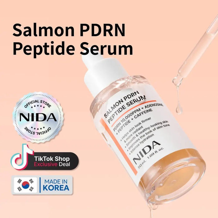 NIDA Salmon PDRN Peptide Serum 50ml نيدا السلمون PDRN مصل الببتيد - Princess Cosmetics Qatar
