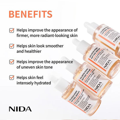 NIDA Salmon PDRN Peptide Serum 50ml نيدا السلمون PDRN مصل الببتيد - Princess Cosmetics Qatar