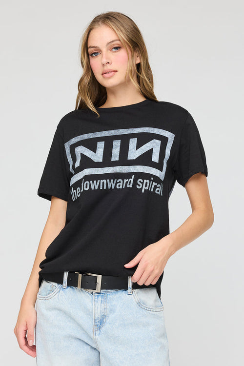 Nine Inch Nails Graphic Boyfriend T-Shirt