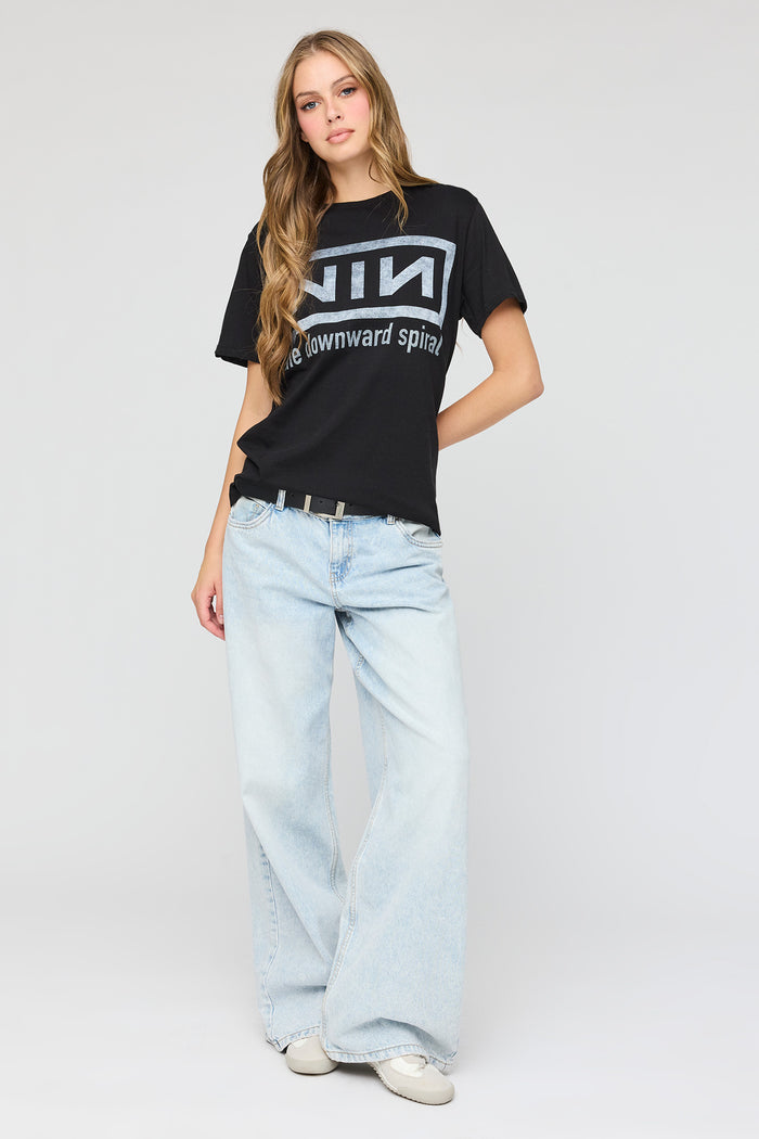 Nine Inch Nails Graphic Boyfriend T-Shirt