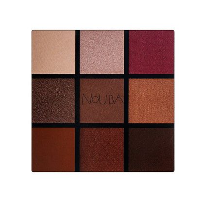 NOUBA Eye Shadow Palette Clay Red  N.1 - akių šešėlių paletė