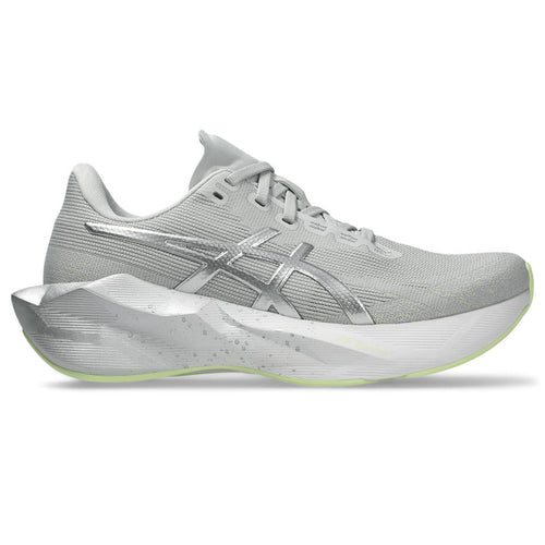 Asics Novablast 6 Platinum Women's - Platinum/Glow Green