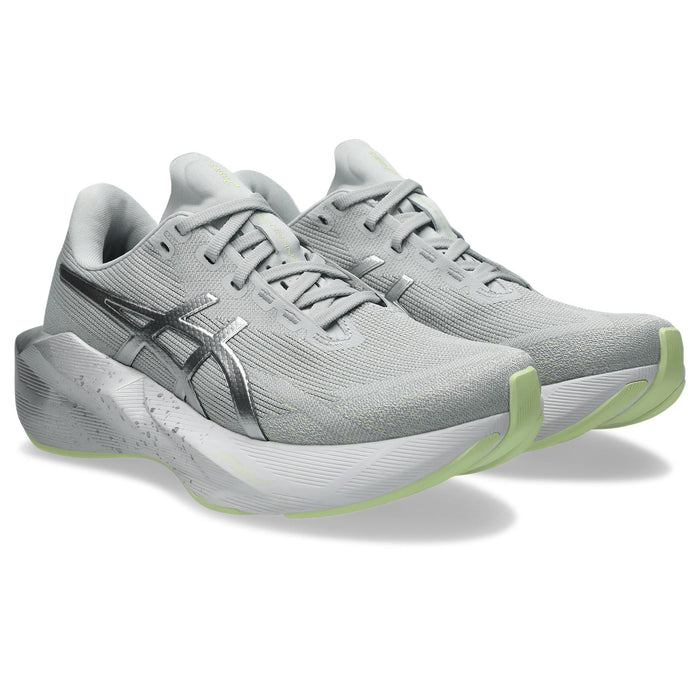 Asics Novablast 6 Platinum Women's - Platinum/Glow Green