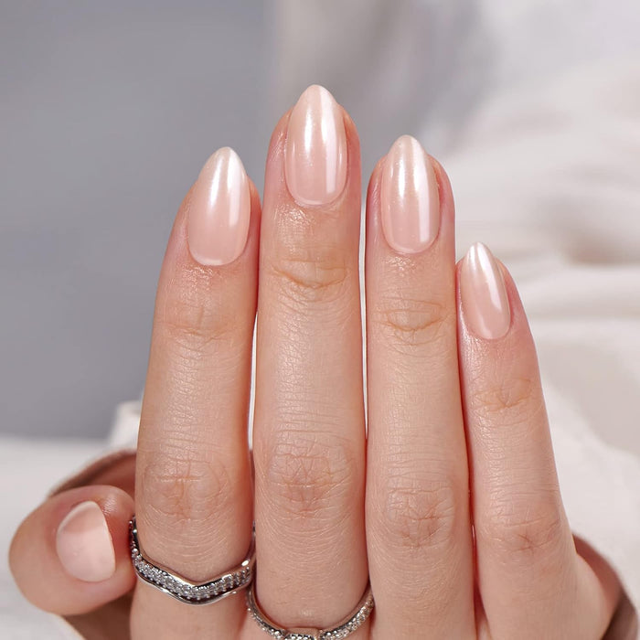 Nude Glazed | Short Almond | SALON PRESS™