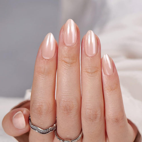 Nude Glazed | Short Almond | SALON PRESS™