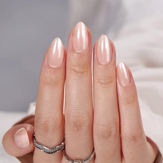 Nude Glazed | Short Almond | SALON PRESS™