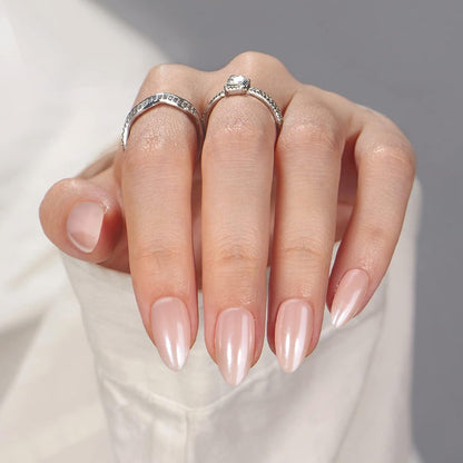 Nude Glazed | Short Almond | SALON PRESS™