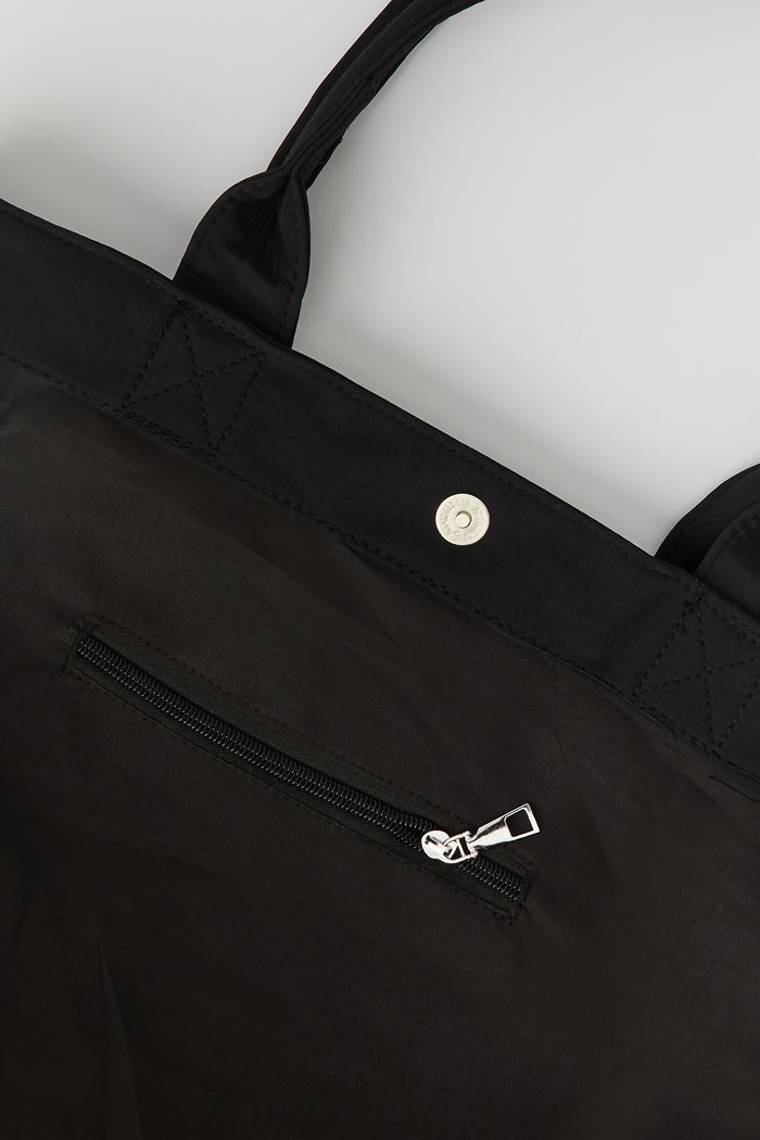 Nylon Embroidered Tote Bag