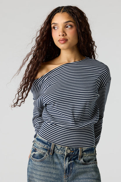 Off Shoulder Long Sleeve Top