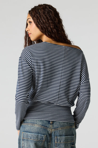 Off Shoulder Long Sleeve Top