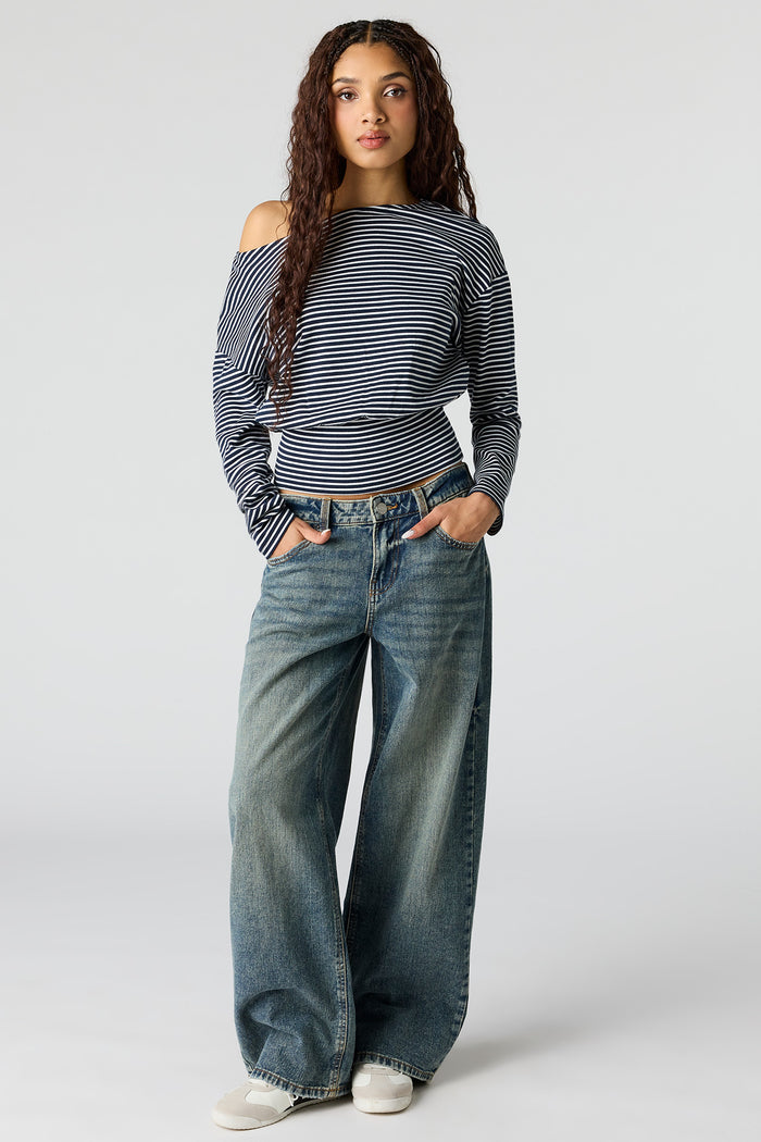 Off Shoulder Long Sleeve Top