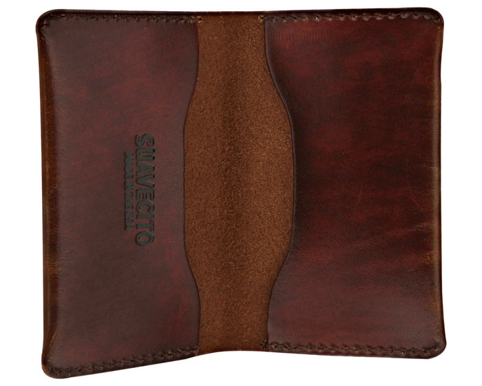 OG Card Holder Wallet Brown - Open