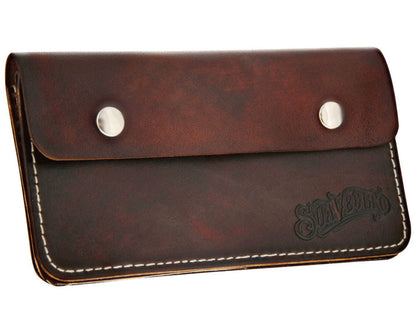 Antique Brown OG Trucker Wallet - Front