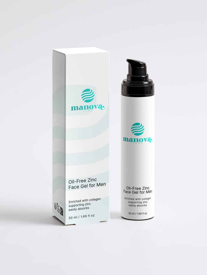 Oil-Free Zinc Face Gel for Men