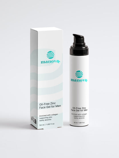 Oil-Free Zinc Face Gel for Men