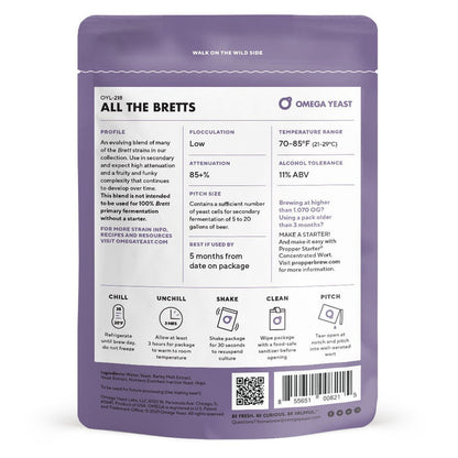 Omega Yeast OYL-218 All The Bretts Back