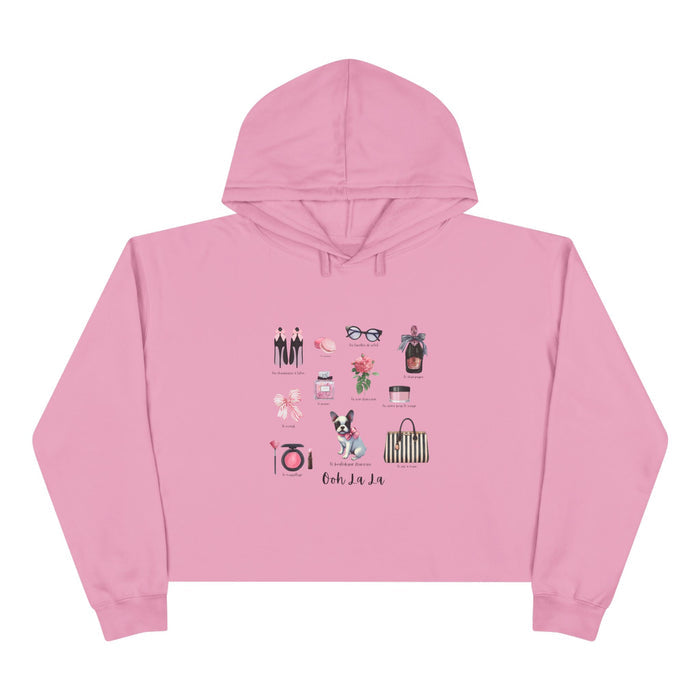 Ooh La La! French Chic Crop Hoodie