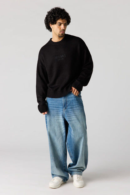 Originals Embroidered Boxy Sweater