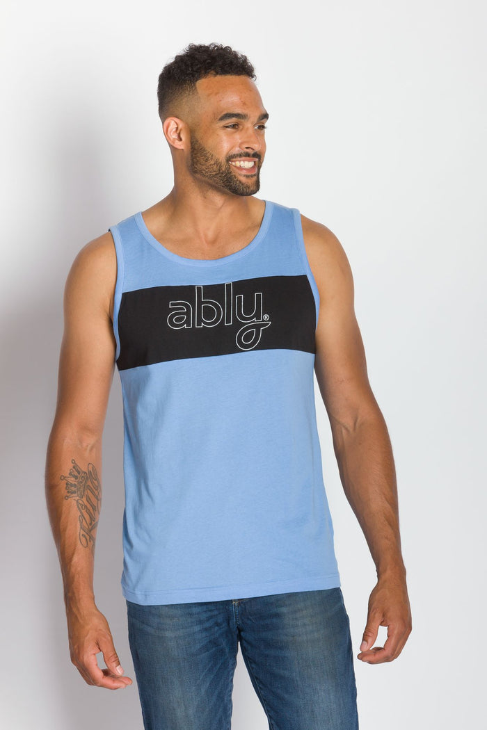 Outline Tank | Men's Cotton Mesh Tank Top