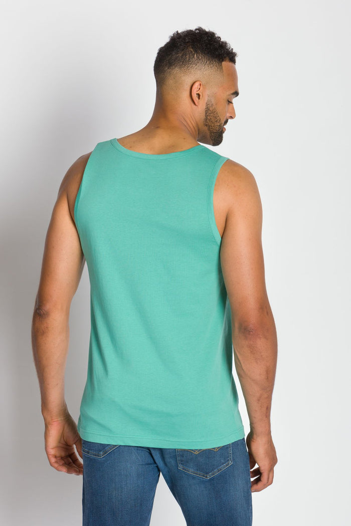 Outline Tank | Men's Cotton Mesh Tank Top
