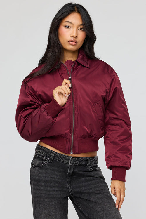 Oversized Bomber Jacket