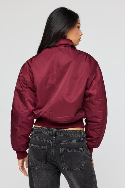 Oversized Bomber Jacket