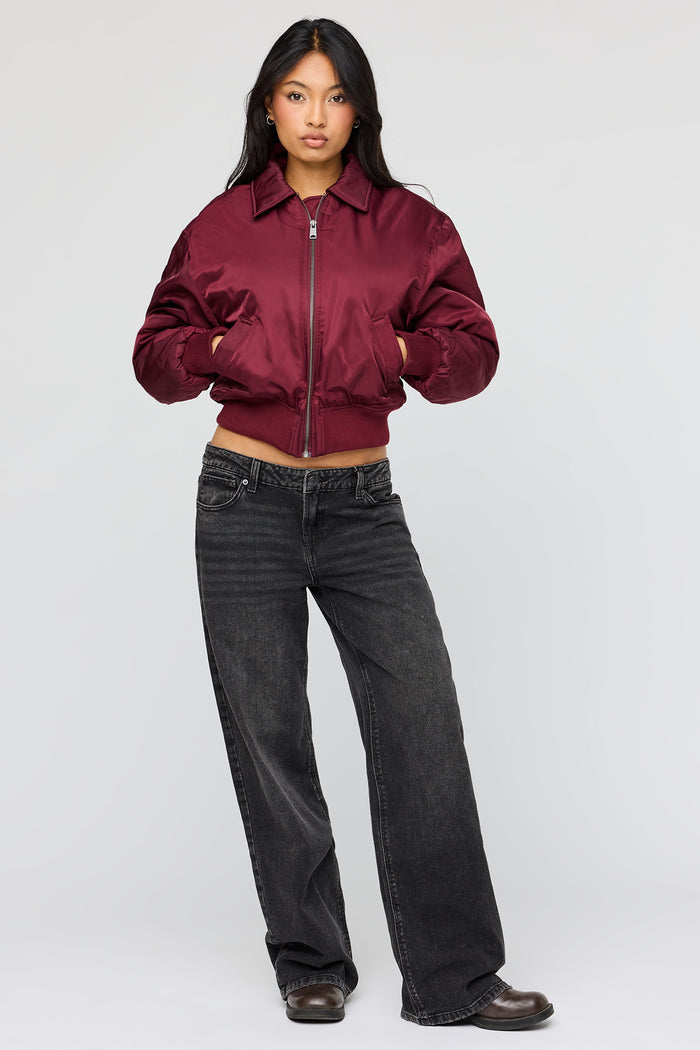 Oversized Bomber Jacket