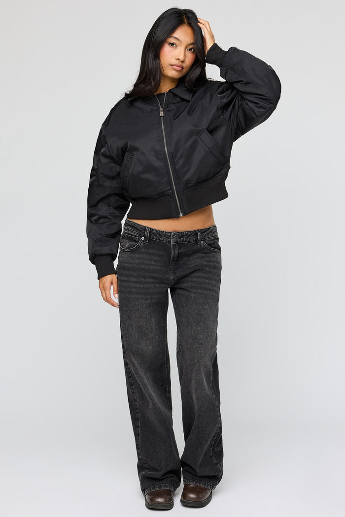 Oversized Bomber Jacket