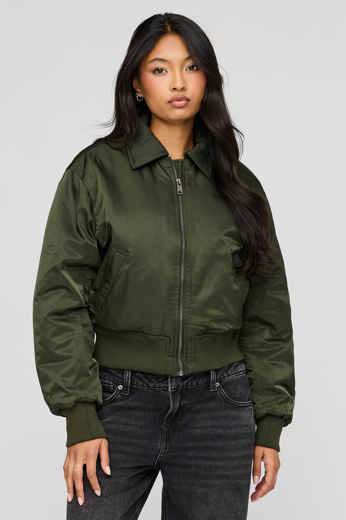 Oversized Bomber Jacket