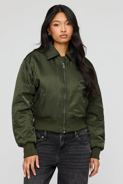 Oversized Bomber Jacket