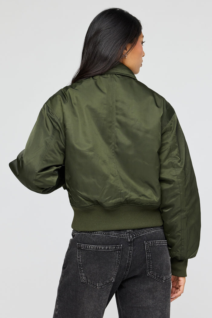 Oversized Bomber Jacket