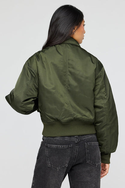 Oversized Bomber Jacket
