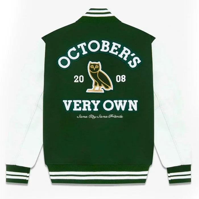 OVO Collegiate Varsity Jacket — Wool Body & Real Leather Sleeves | LevelJacket - Leveljacket