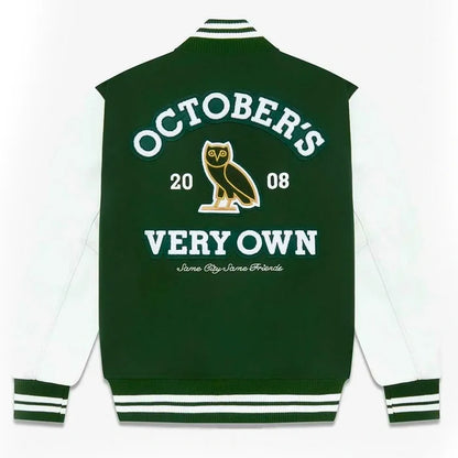 OVO Collegiate Varsity Jacket — Wool Body & Real Leather Sleeves | LevelJacket - Leveljacket