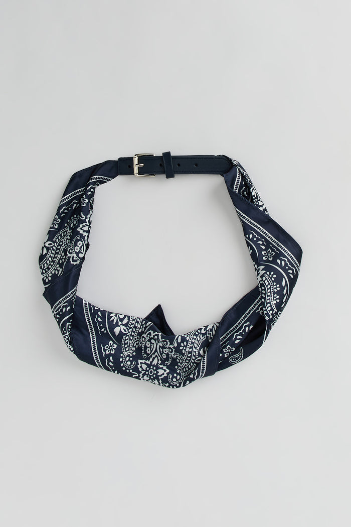 Paisley Printed Scarf Belt