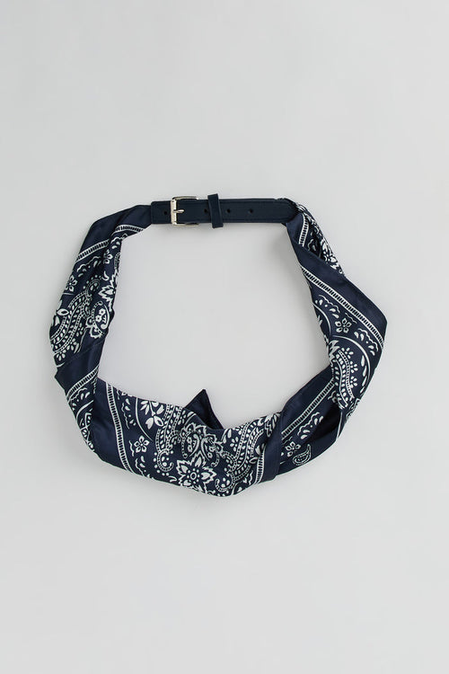 Paisley Printed Scarf Belt