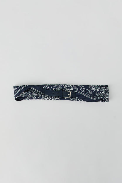 Paisley Printed Scarf Belt