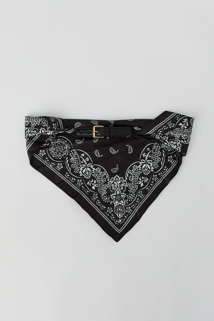 Paisley Printed Scarf Belt