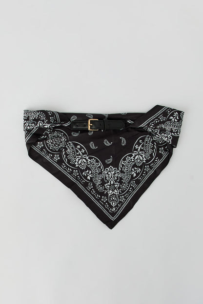 Paisley Printed Scarf Belt