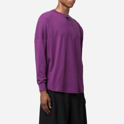 PALM ANGELS BLURRED LOGO OVERSIZED LONG SLEEVE